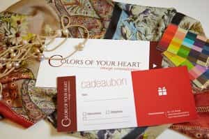 Cadeaubon Colors of your heart image consultancy